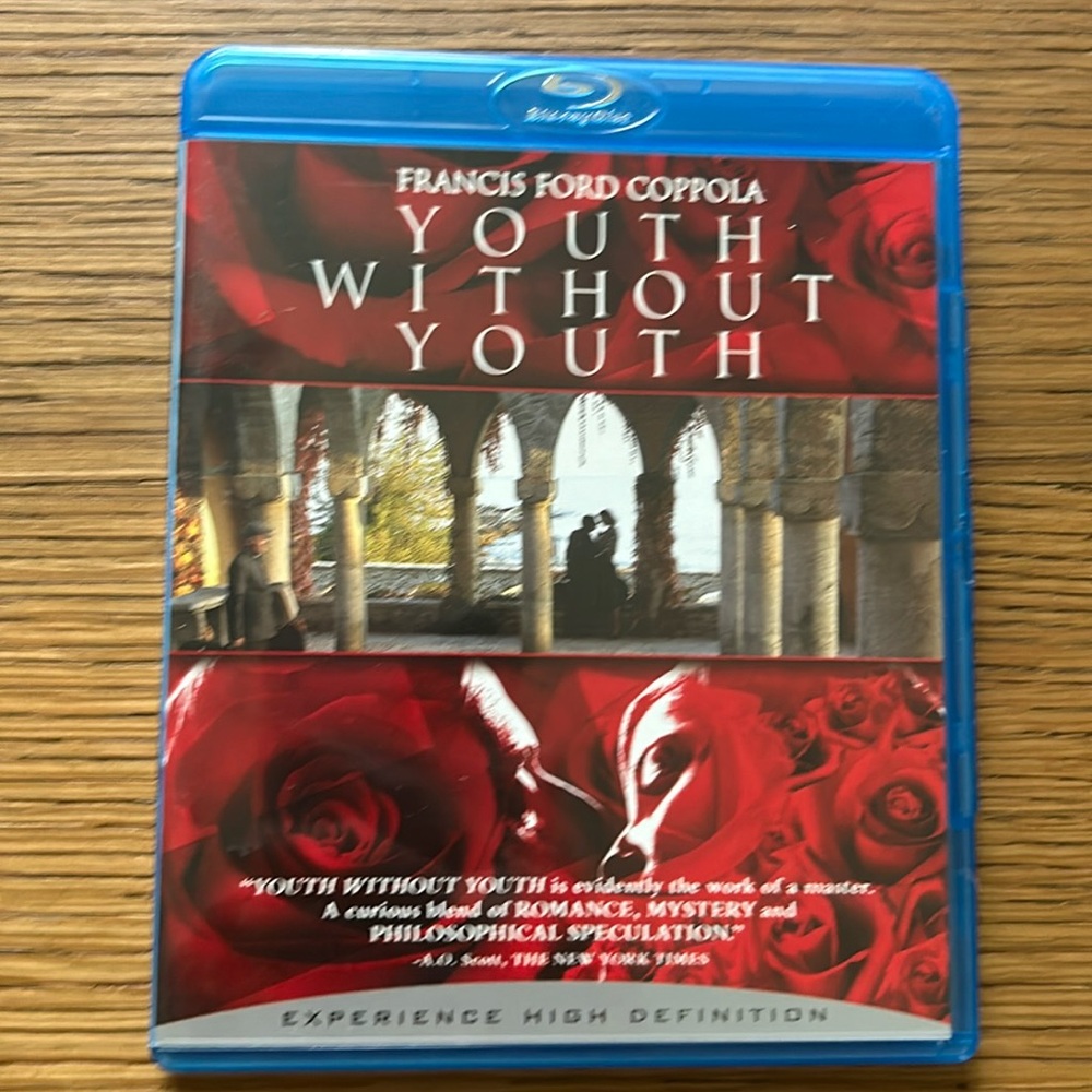 Youth without Youth. Francis Ford Coppola. Blu-ray.